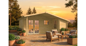 Cabaña de madera WOLFGANG portada