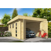 Garaje de madera MARKETTA - HOBYCASA