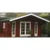 Casas de madera GUSTAV - DETALLES EN BLANCO