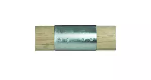 Unión postes redondos pino tratado