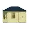 Casas prefabricadas de madera SIGRID - DIBUJO FRONTAL