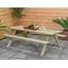 Mesas de jardin con bancos plegables - PORTADA