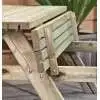 Mesas de jardin con bancos plegables - ASIENTOS PLEGADOS