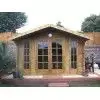 Casas de madera MAX - ROBLE CLARO