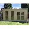 Casas de madera ANNABEL - HOBYCASA - cesped