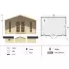 Casas de madera GUSTAV - PLANOS