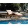 TUMBONA DE TEKA - SUNLOUNGER - MONTAJE PISCINA