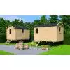 Mini casas sobre ruedas de madera  GYPSY - render viejo