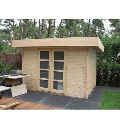 Casa de madera moderna HYPERMODERN - 320x260 cms - 28MM