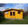 Casas de madera prefabricadas JACKALYN - HOBYCASA roble