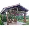  Porche de madera a 2 aguas 600x400  – HOBYCASA jardin frontal