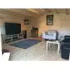 Casas de madera con climalit HENDRICK interior salón