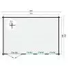 Casas de madera GABRIELLA 595x400 cms - 58 MM - PLANO