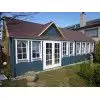 Casa de madera BIG CLOCKHOUSE- azul