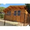Casas de madera SALAMANCA - ROSE  BARANDILLA CERCA