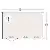Casas de madera 550X350 - 40MM SOPHIE plano