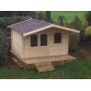 Caseta de madera SAUERLAND 1- HOBYCASA vista aérea