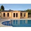 Cabaña de madera MULLINGAR - PISCINA