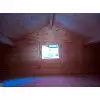 Casas de madera con altillo BERLIN - ventana altillo