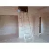 Casas de madera con altillo BERLIN - escalera