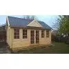 Cabañas de madera CLOCKHOUSE TREVOR - frente sin lasur