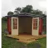 Caseta EMMA - ROJA CON PUERTAS BLANCAS
