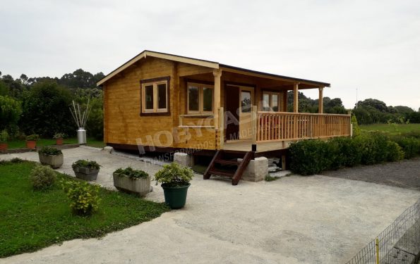 Porches de madera para mobil home Henning