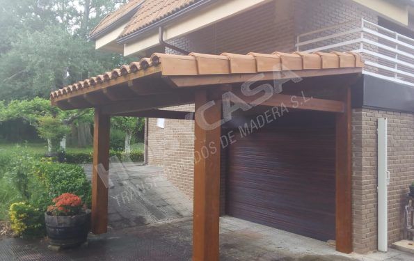 Porches de madera para casas Estibaliz