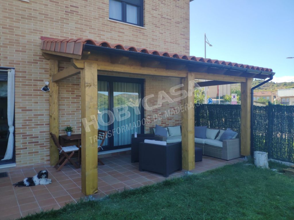 Pergolas y porches de madera en kit Ayegui