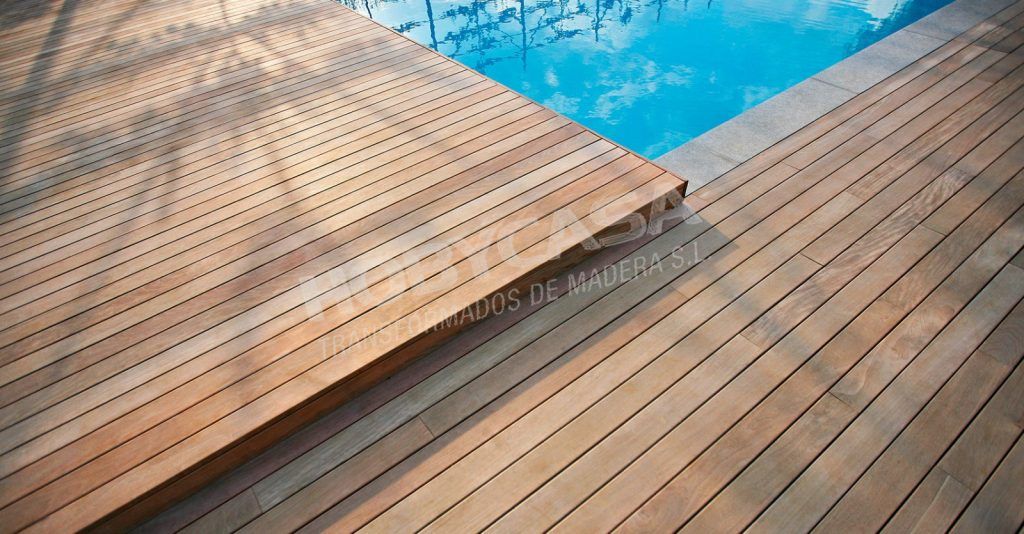 Que el la madera tropical certificada piscina