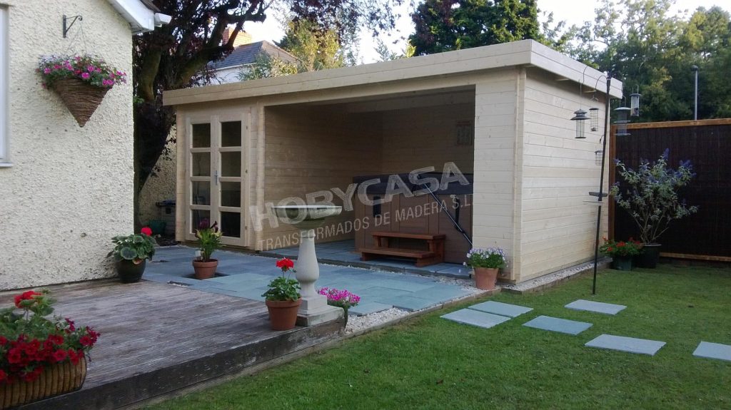 Casas de madera grosor paredes Megamodern