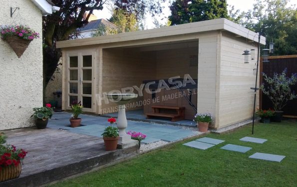 Casas de madera grosor paredes Megamodern