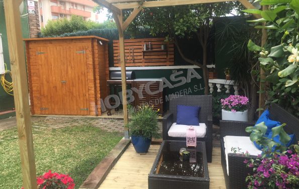 Casas de madera grosor paredes Kerti