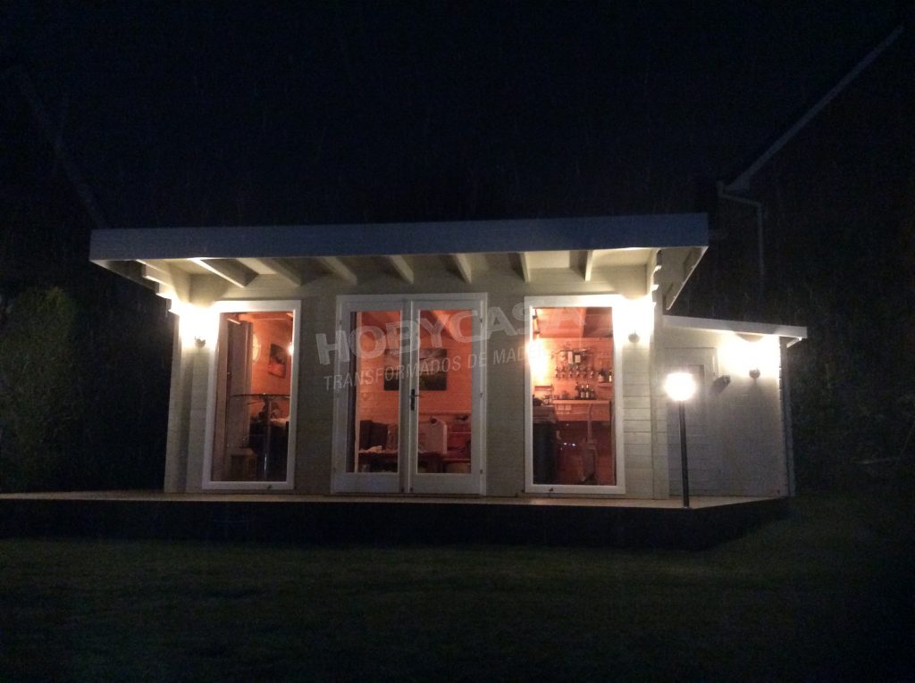 Caseta bar para jardin Yorick noche