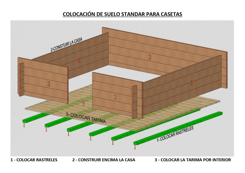 MONTAJE SUELO TARIMA GENERICO