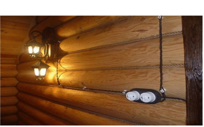 Casa de madera - Instalación eléctrica