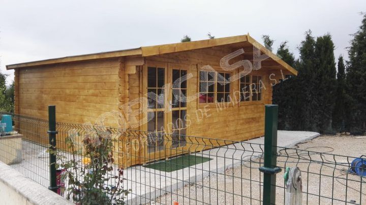 casas de madera pintadas exterior