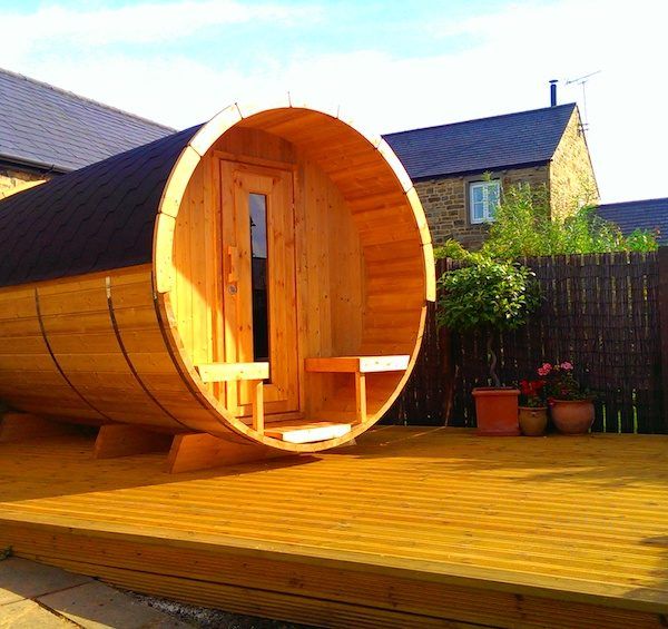 Saunas de madera en Asturias - casas de clientes