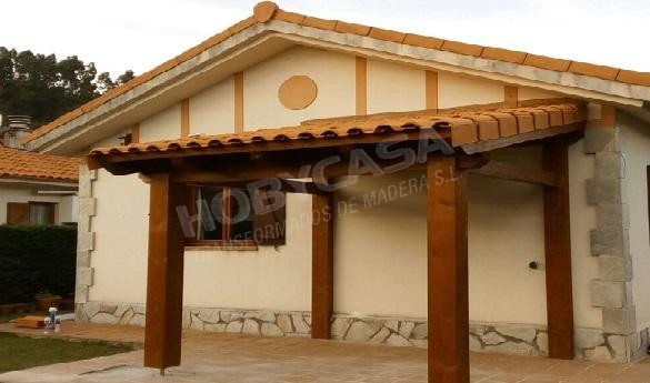Pergolas y porches de madera en kit Cantabria