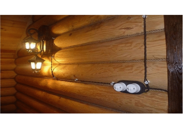 Casa de madera - Instalación eléctrica