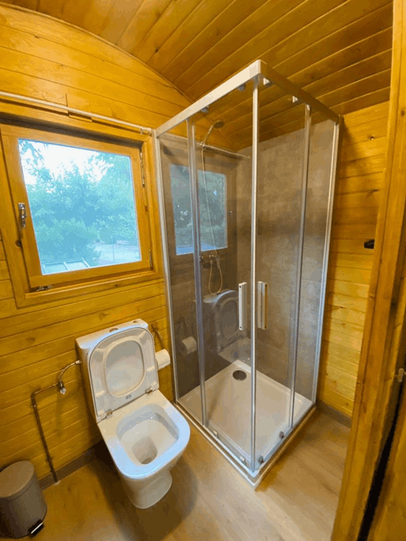 Casa de madera - Cabina de ducha