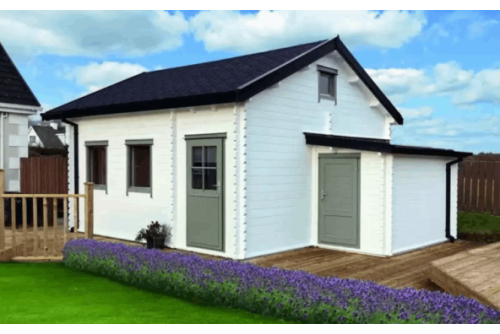 Casas de madera con altillo