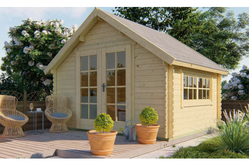 Casetas de madera de 9 m2 a 12 m2 