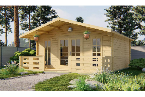 Cabañas de madera de 20 m2 a 30 m2