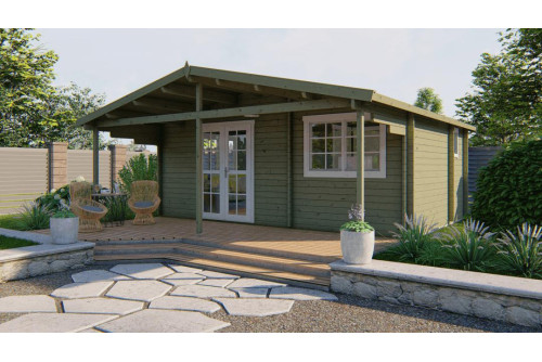 Casas de madera de 1 habitación