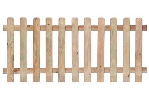 Vallas de madera y postes de madera