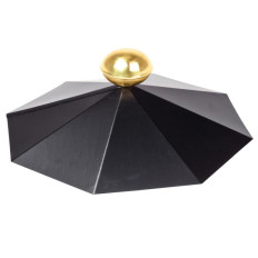 Cumbrera de acero para tejados a 8 aguas