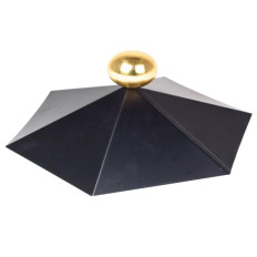 Cumbrera de acero para tejados a 6 aguas