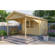 Casas de Madera Prefabricadas Alcobendas - Diáfana - 7 m2 - Modelo George