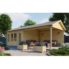 Casas de Madera Totana - Diáfana - 14 m2 - Modelo Kwaspa